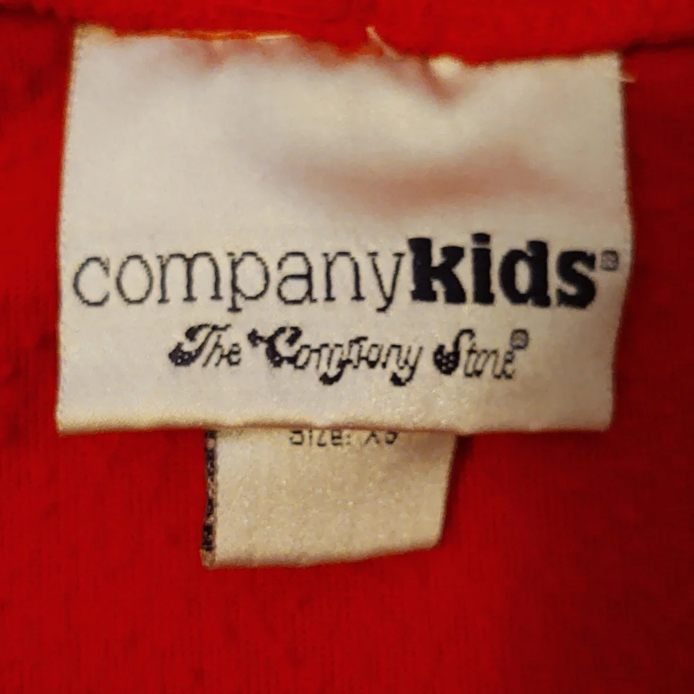 EUC The Company Store Childrens Christmas Fleece Robe Size XS (3/4)